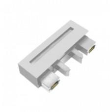 Τάπα Τέρματος Μαγνητικής Ράγας Οροφής 48V Slim Λευκή 6690